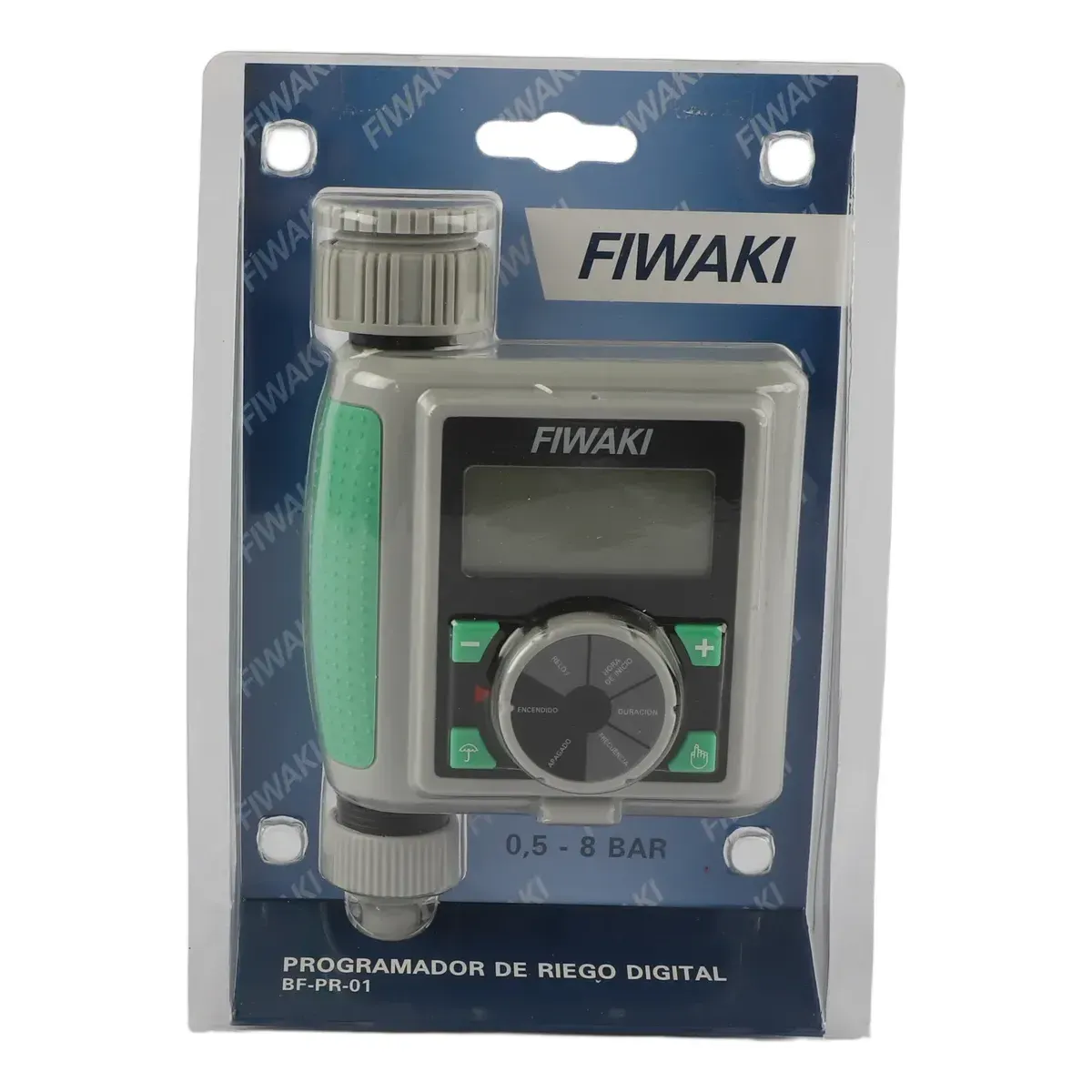 Programador De Riego Fiwaki Bf-pr-01 Eficiente Y Fácil Verde - Imagen 2