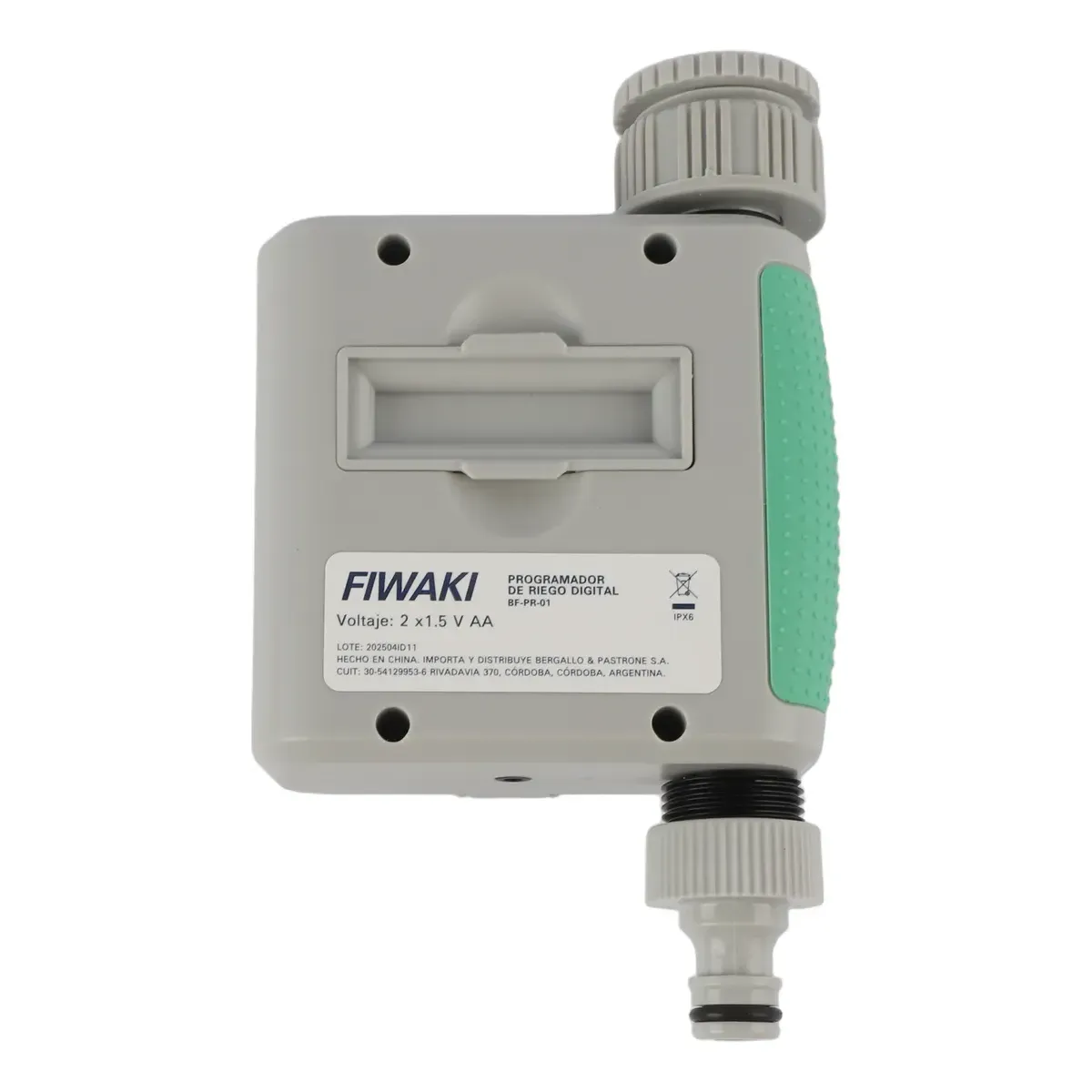 Programador De Riego Fiwaki Bf-pr-01 Eficiente Y Fácil Verde - Imagen 5